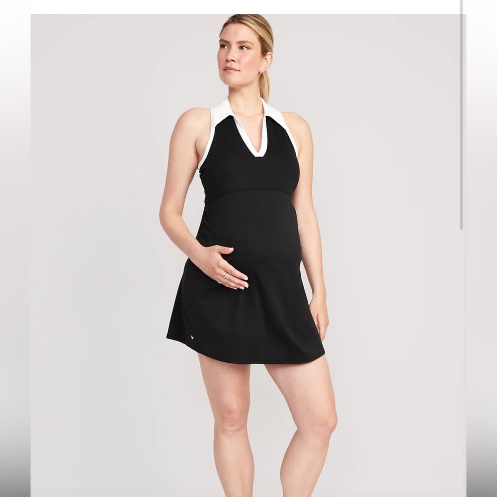 NWT Maternity PowerSoft Polo Dress